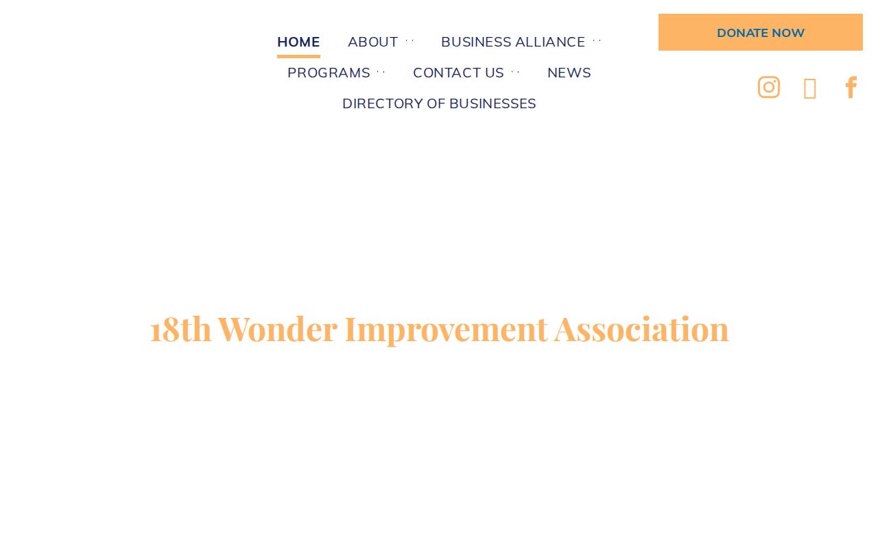 Reading neighbors 18th Wonder Improvement Association page
